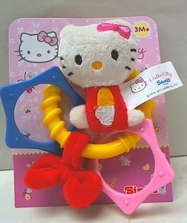Hello Kitty grzechotka pluszowa z gryzaczkami Simba