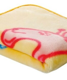 Koc akrylowy 110x80 z żyrafą Canpol