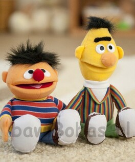Bert i Ernie z dźwiękiem  przyjaciele Elmo  Ulica Sezamkowa 